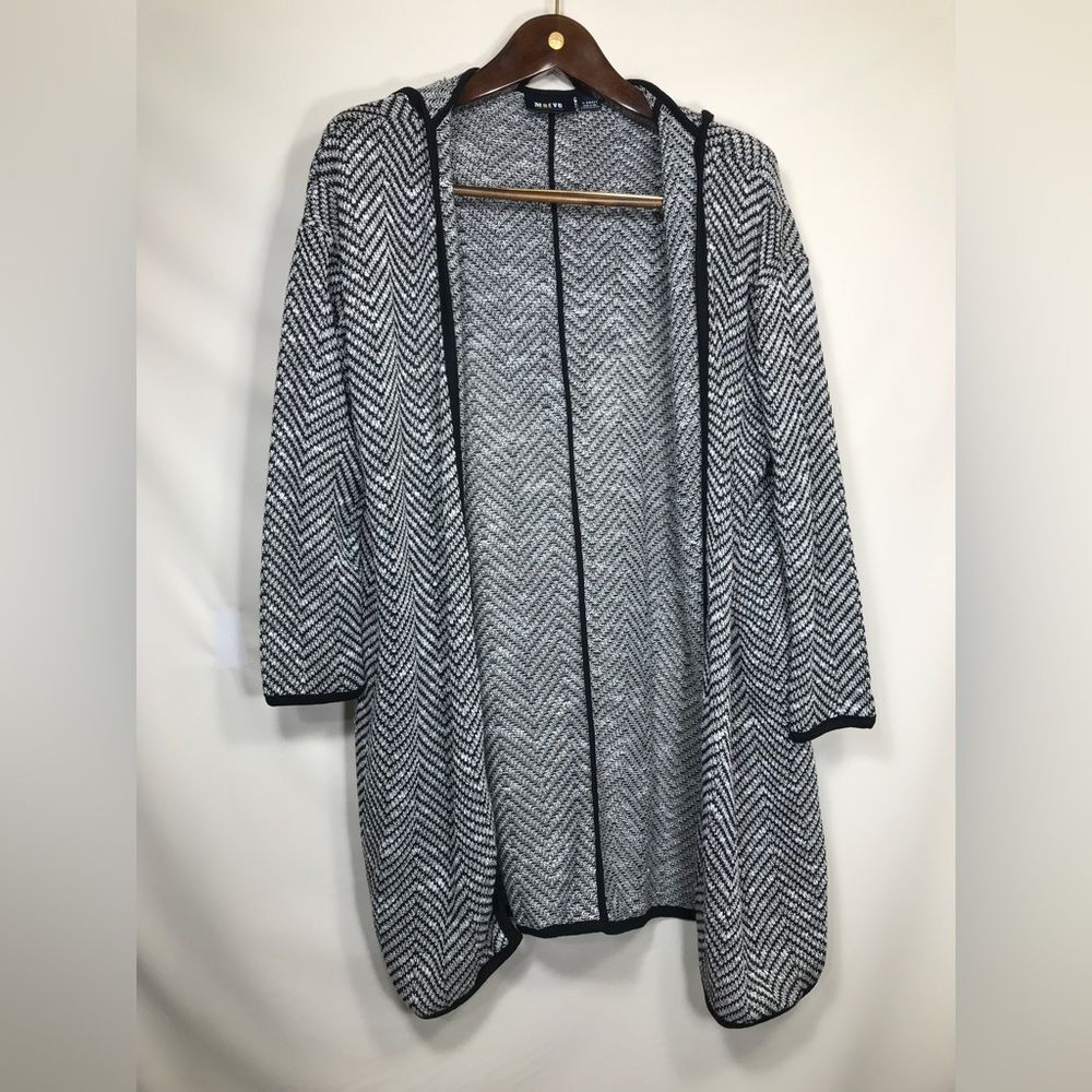 Anthropologie Maeve Open Waterfall Cardigan Womens  xsmall grey
